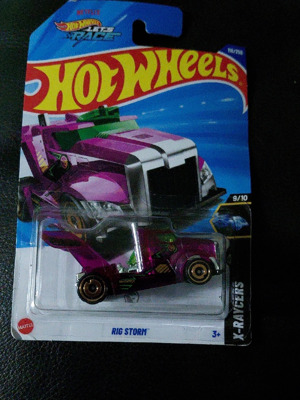 Rig Storm Purple Die-Cast Kids Toy Car